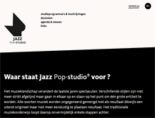 Tablet Screenshot of jazzstudio.be